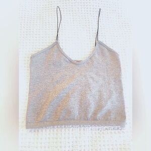 Free People XS/Small bralette, crop top, cropped tank top - Gray